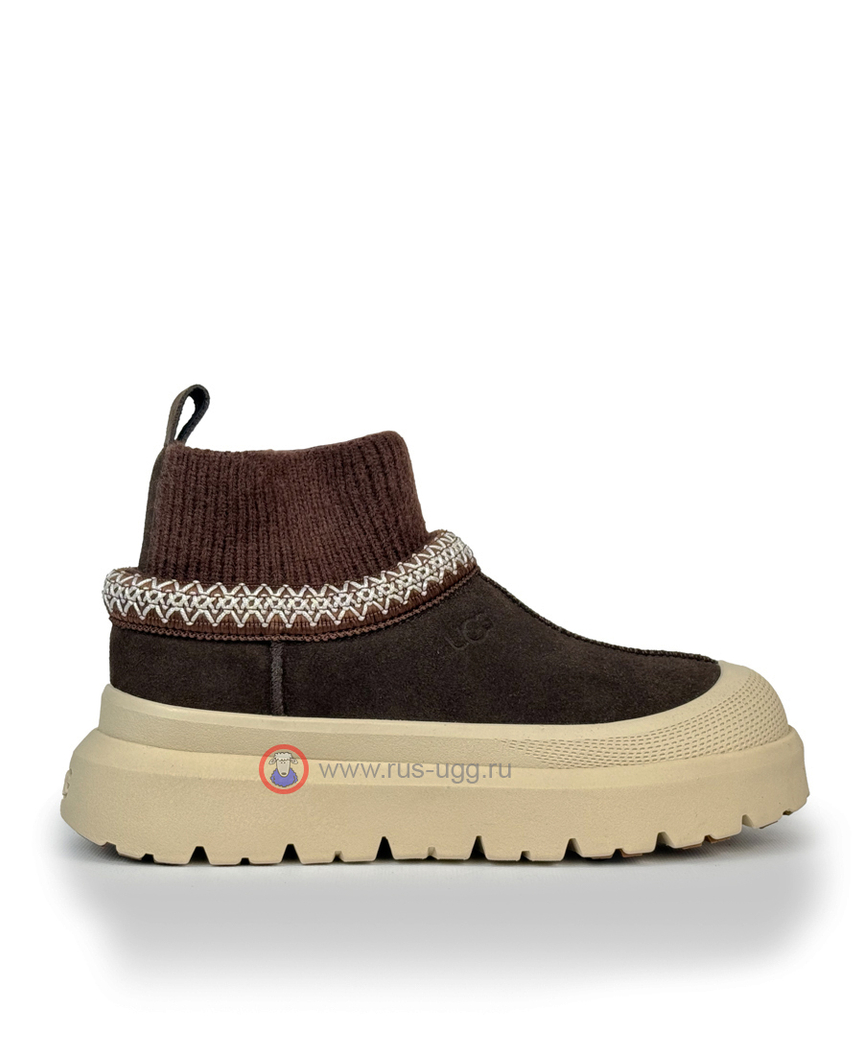 UGG TAZZ KNIT HYBRID Chocolate