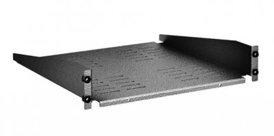 Полка 2U консольная, глубина 400мм, для 19" IT-корпусов, RAL9005