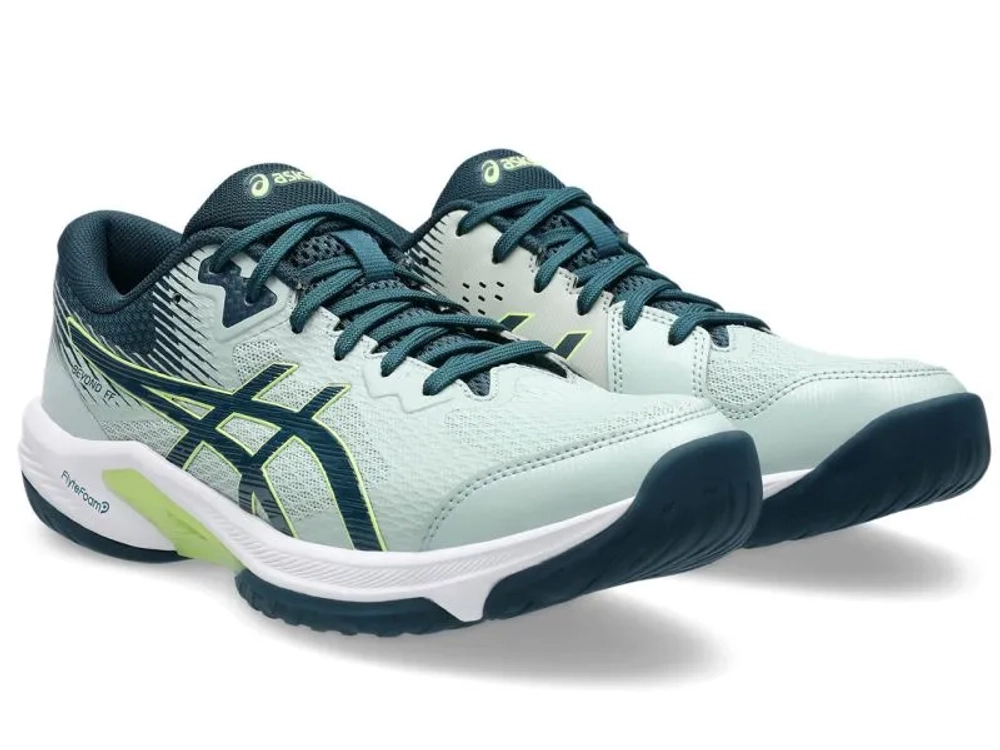 Мужские кроссовки для сквоша/бадминтона Asics Beyond FF - lichen rock/tranquil teal