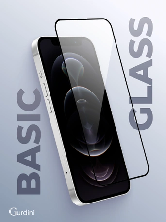Стекло противоударное iPhone 12 Pro Max 6.7" Full Screen 2.5D (20D) черное