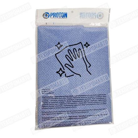 PROTONAUTO PAL11B Замша искусственная перфорированная, синяя, 50*37 см, 300 г/м кв.