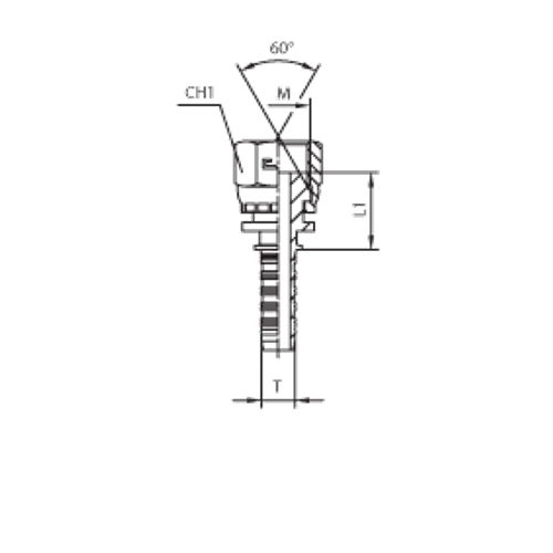 Фитинг DN 06 DKM (Г) 12x1.5