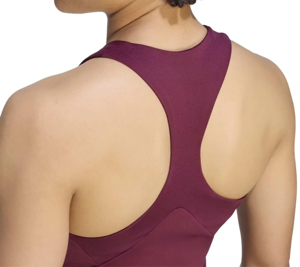 Топ теннисный Adidas Y-Tank Midi - maroon
