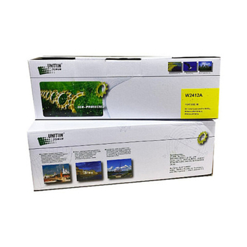 Картридж UNITON, аналог HP W2412A для M155/MFP M182/M183 (0.85K) yellow