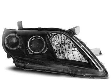 Передние фары ANGEL EYES BLACK для Toyota Camry V40