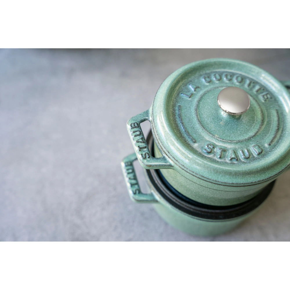STAUB Мини-кокотница 10 см чугунная кастрюля 250 мл мята EAN 3272340053603