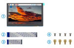 5-дюймовый сенсорный экран с ножками Raspberry Pi и Orange Pi, IPS дисплей