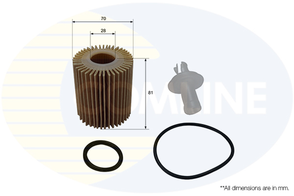 COMLINE - CTY11172-CML - Oil Filter