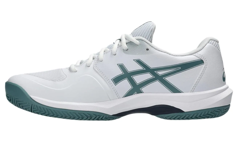 Теннисные кроссовки Asics Game FF Clay/OC - white/foggy teal