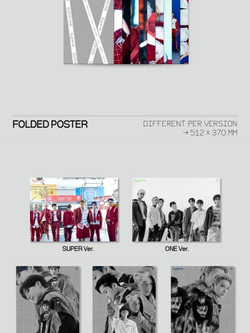 Альбом SupreM - Super One 1st Album KOREA RELEASE 5 Version SET