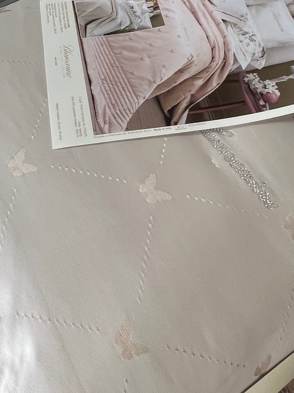 Покрывало 270х270 Blumarine Livia cera