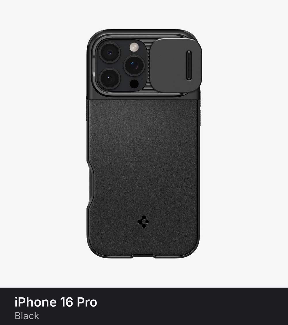 Чехол Spigen Optik Armor MagSafe для iPhone 16 Pro Black