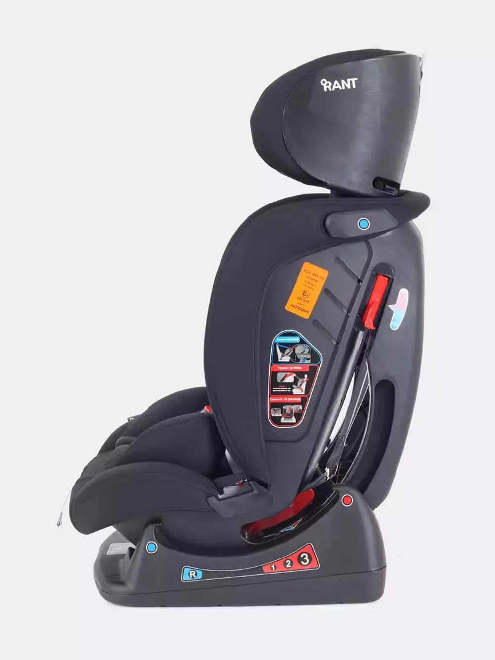 Автокресло RANT AY913 "MATRIX" Active Line (Black) группа 0+-1-2-3  (0-36 кг)