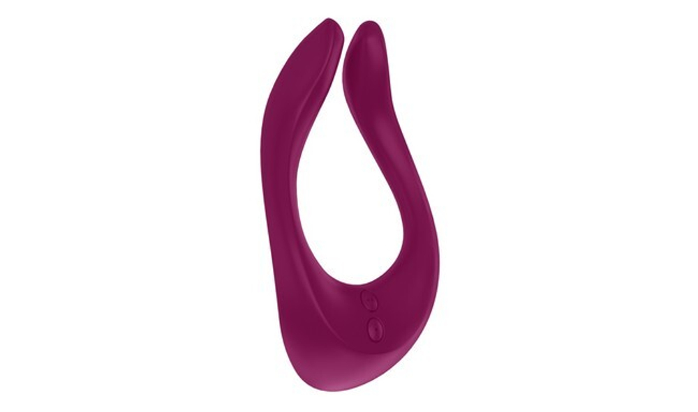Вибромассажёр для пар Endless Joy Satisfyer, красный (Цвет: красный)