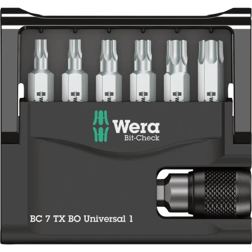Набор бит Bit-Check 7 TX BO Universal 1 WERA 05056158001