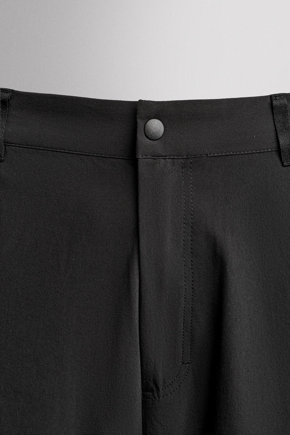 ZARA БРЮКИ ТЕХНИЧЕСКИЕ С КАРМАНАМИ, ЧЕРНЫЙ