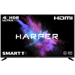 Телевизор ЖК 58" Harper 58U750TS черный