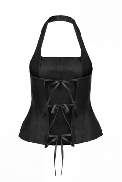 «Coquette Tie-Back Top» Топ из тафты с открытой спиной.