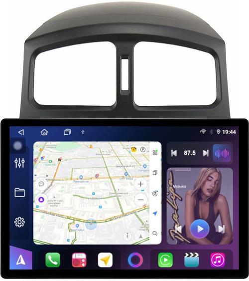 Магнитола для Hyundai Santa Fe 1 2000-2013 - FarCar GX877 монитор 13" 2K QLED на Android 14, S500+TS20, Быстрейшая, CarPlay, 4G SIM-слот