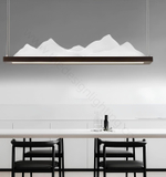 Chandelier  horizontal Lila