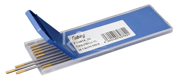Вольфрамовые электроды Fubag D1,6×175 мм, (gold)_WL15, 10 шт