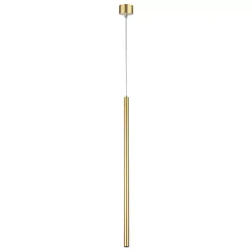 Подвесной светильник светодиодный 5W 4000K 747343 золото Tubo Lightstar