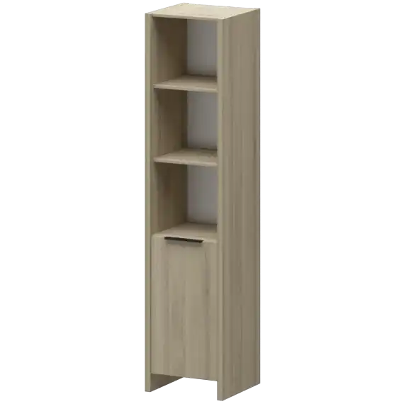 Стеллаж узкий комбинированный КТ-41.38/КТ-50.18 466x438x1968 Акцент