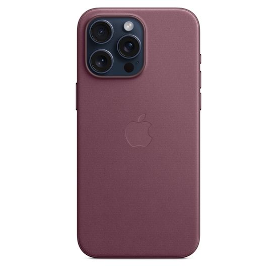 Чехол Apple для iPhone 15 Pro FineWoven с MagSafe Сливовый