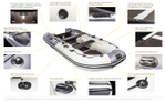 Ривьера 3200 СК слань+киль (лодка ПВХ под мотор)