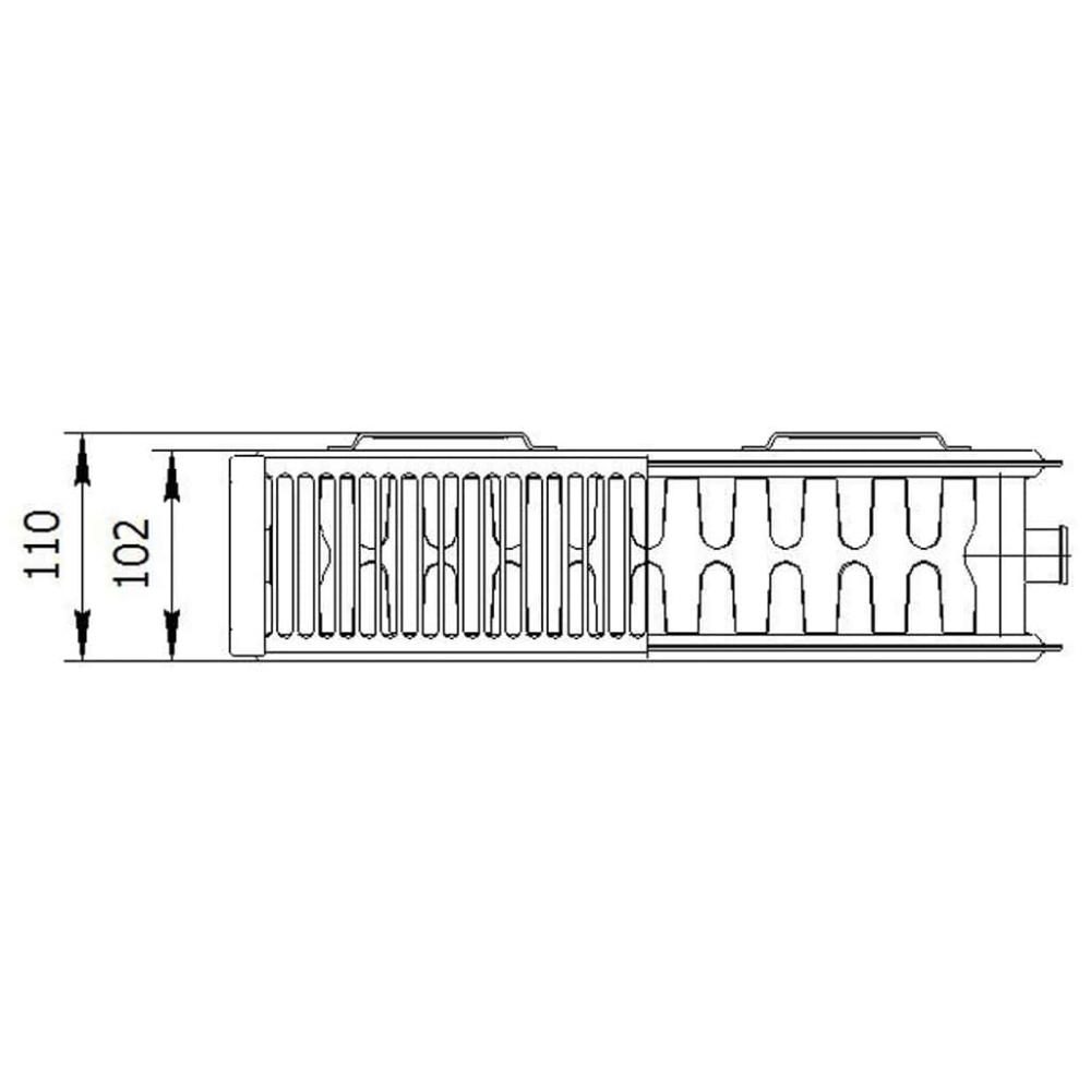 Радиатор стальной «LEMAX» Compact 22 300х3000