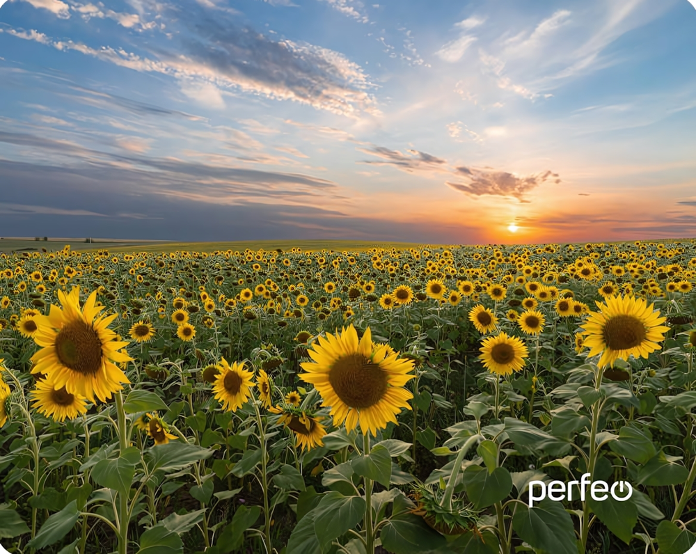 Perfeo Коврик для компьютерной мыши "Природа", Рис.6, (240*200*2 мм),ткань+резиновое основание