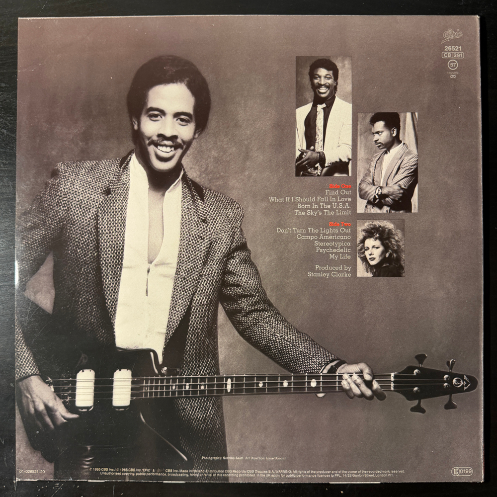 The Stanley Clarke Band – Find Out! (Голландия 1985г.) Т