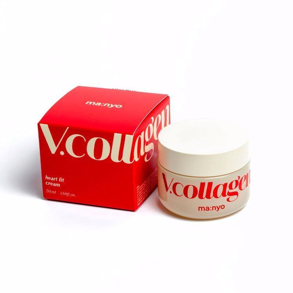 Укрепляющий крем на основе растительного коллагена Manyo VCollagen Heart Fit Multi Cream