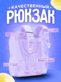 Рюкзак школьный единорог