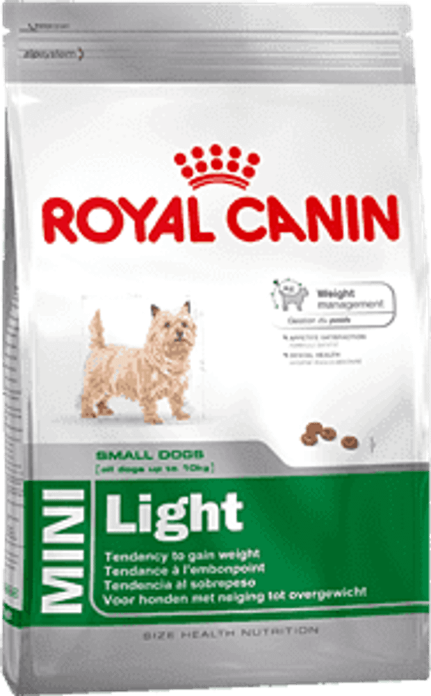 Royal Canin 800г. Мини Лайт корм для собак мелких пород склонных к набору избыточного веса Royal Canin 800г. Мини Лайт корм для собак мелких пород склонных к набору избыточного веса