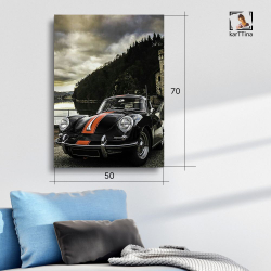 Картина интерьерная karTTina "Porsche 356", 50х70см 1шт.