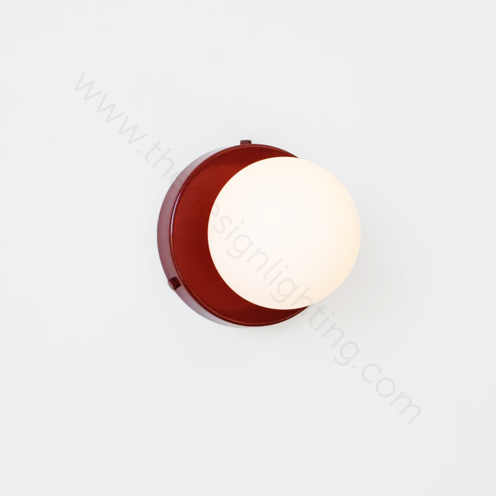 Wall lamp H1817 Orb Surface Mount (Red)