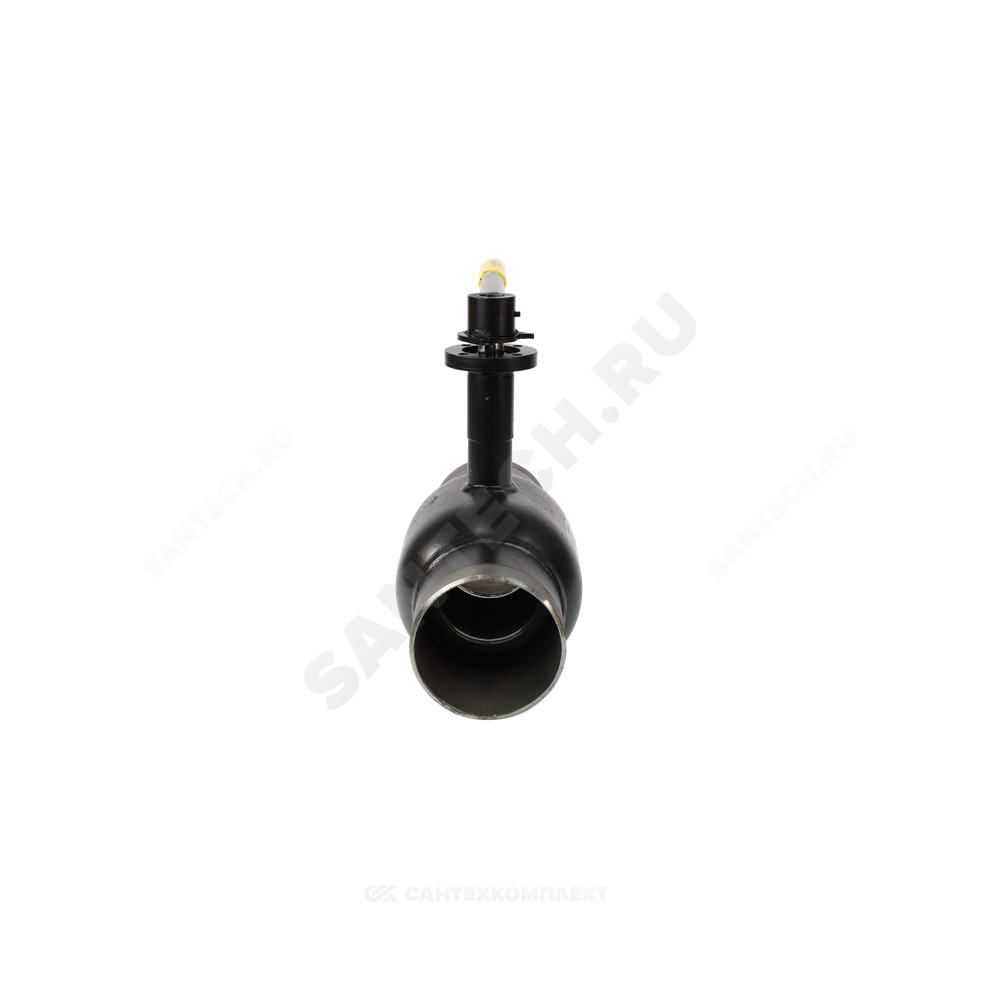 Кран шаровой сталь 09Г2С Ballomax КШТ 61.102 Ду 125 Ру25 п/привар L=390мм под электропривод с рукояткой ISO F07 BROEN КШТ 61.102.125.А.25