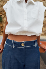 ДЛИННЫЕ ШОРТЫ С КОНТРАСТНОЙ ОТДЕЛКОЙ — ZARA