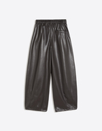 Женские брюки-шаровары из искусственной кожи - BERSHKA