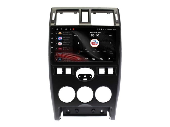 Магнитола для Lada Priora 2007-2013 (рамка черная) - Vaycar VA33-3112 на Android 13, 4G SIM-слот