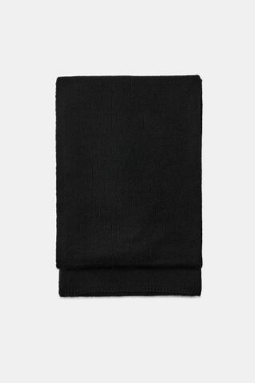 ZARA БАЗОВЫЙ ШАРФ, ЧЕРНЫЙ