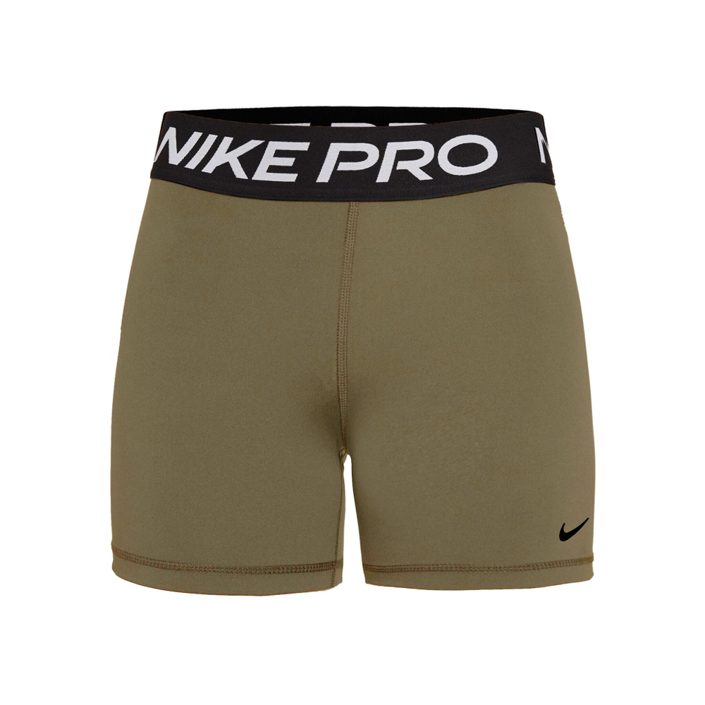 Женские теннисные шорты Nike Pro 365 Ball Shorts Women - Olive, Black