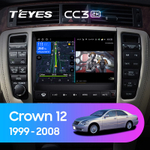 Teyes CC3 2K 9"для Toyota Crown 1999-2008