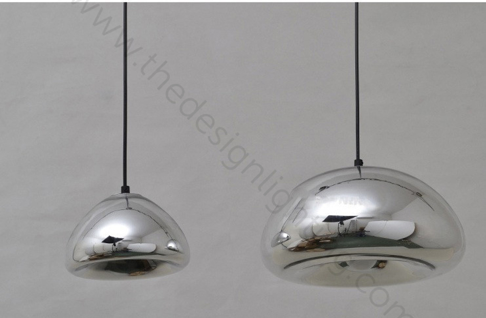 Pendant design lamp  Void by Tom Dixon D15 (Silver)
