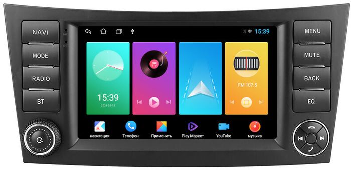 Магнитола для Mercedes-Benz E (W211) 2002-2010, CLS W219 - FarCar D811-7396H7 дисплей 7" на Android 8 и