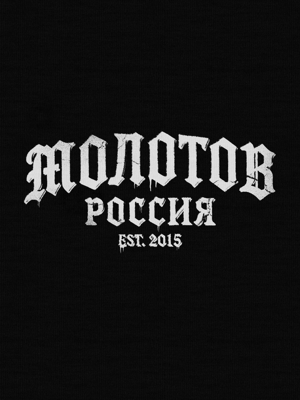 Футболка MLTV Россия Готик Черный