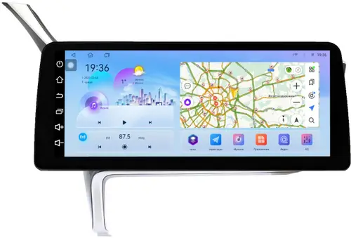 Магнитола для Toyota Corolla E180 2016-2019 (Китай) - FarCar S500+TS10 монитор 12.3" 2K QLED на Android 14, Быстрая, CarPlay, 4G SIM-слот