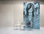 Стул пластиковый Scab Design Alice, хром, антрацит