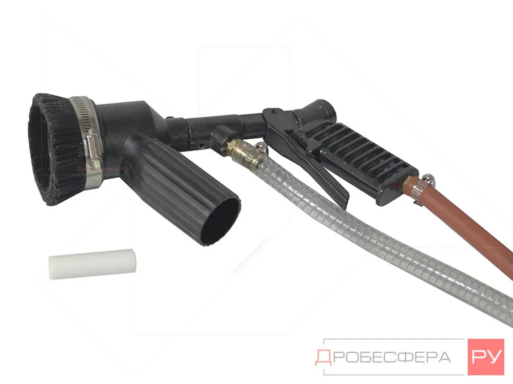 Пистолет пескоструйный AE&T  T06528G с пылеулавливающей насадкой